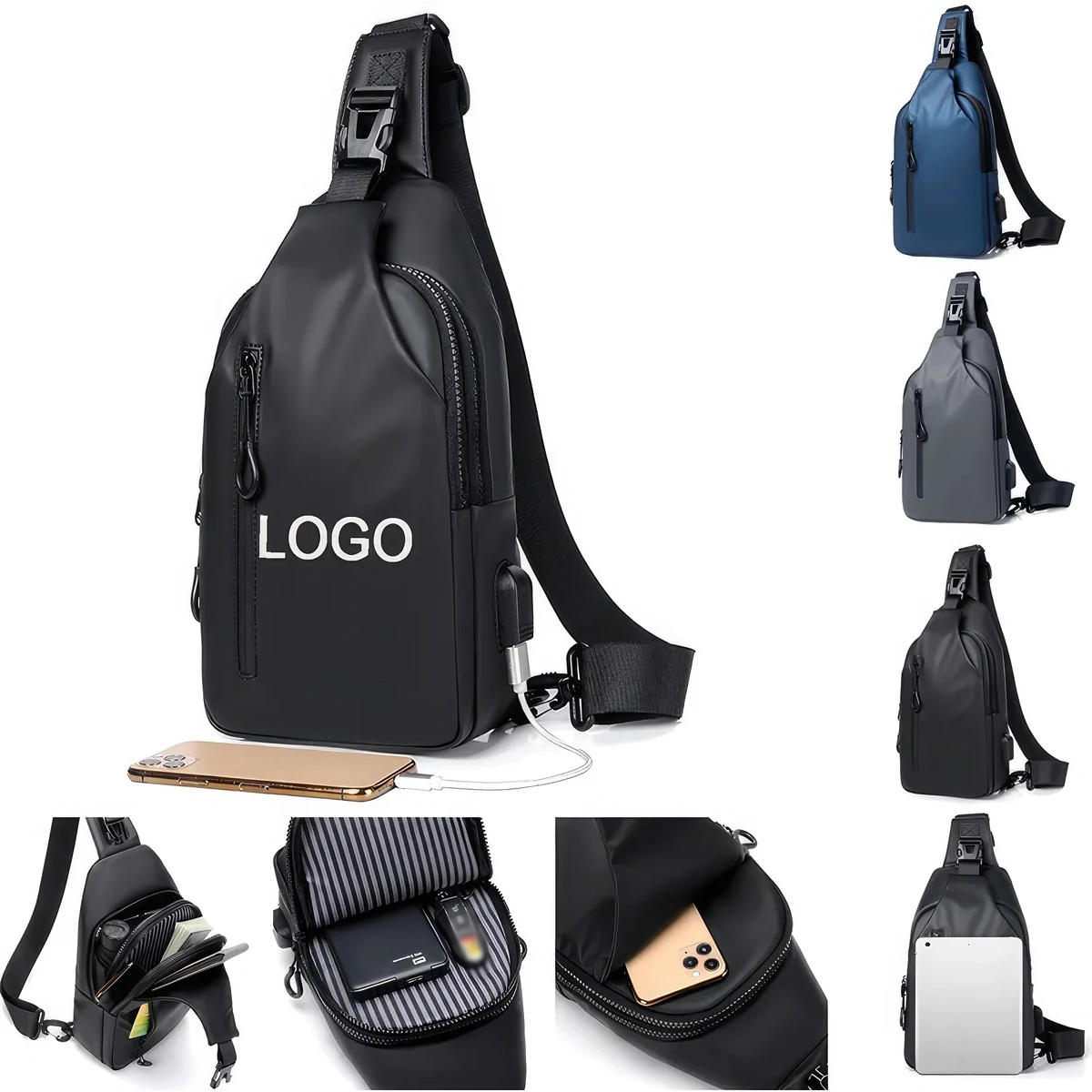 Multi-Functional Business Leisure Crossbody Bag 1