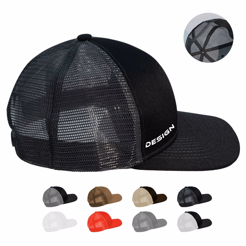 Cotton Mesh Richardson Style Trucker Hat For Embroidery