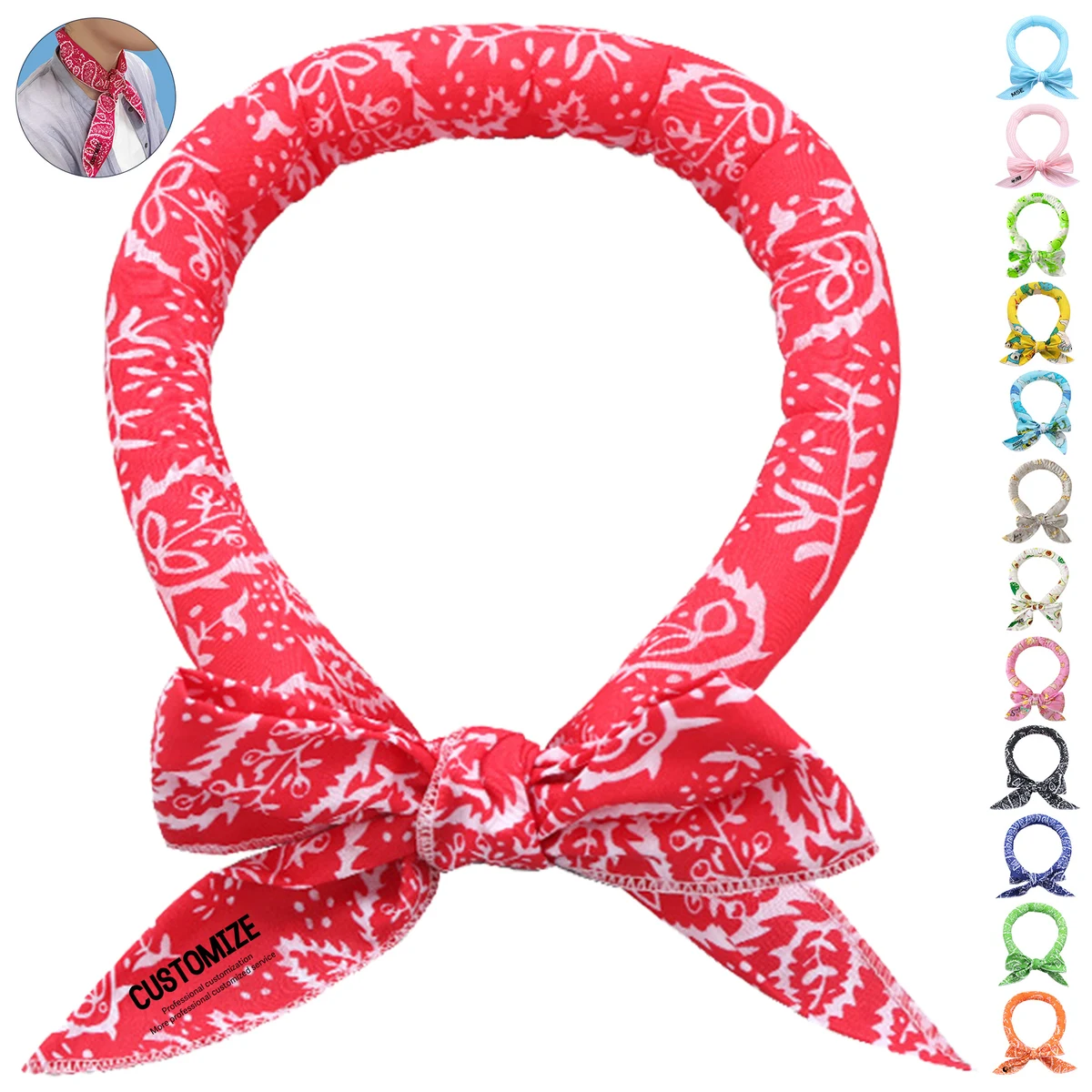 Cooling Neck Wrap Headband Bandana Scarf 1