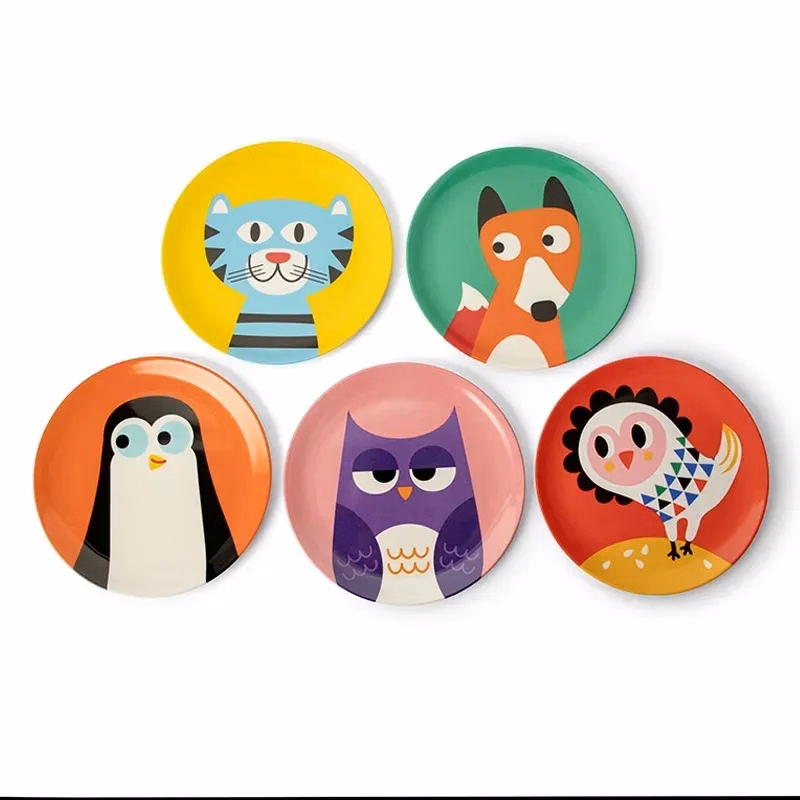 Custom Printed Melamine Round Plate
