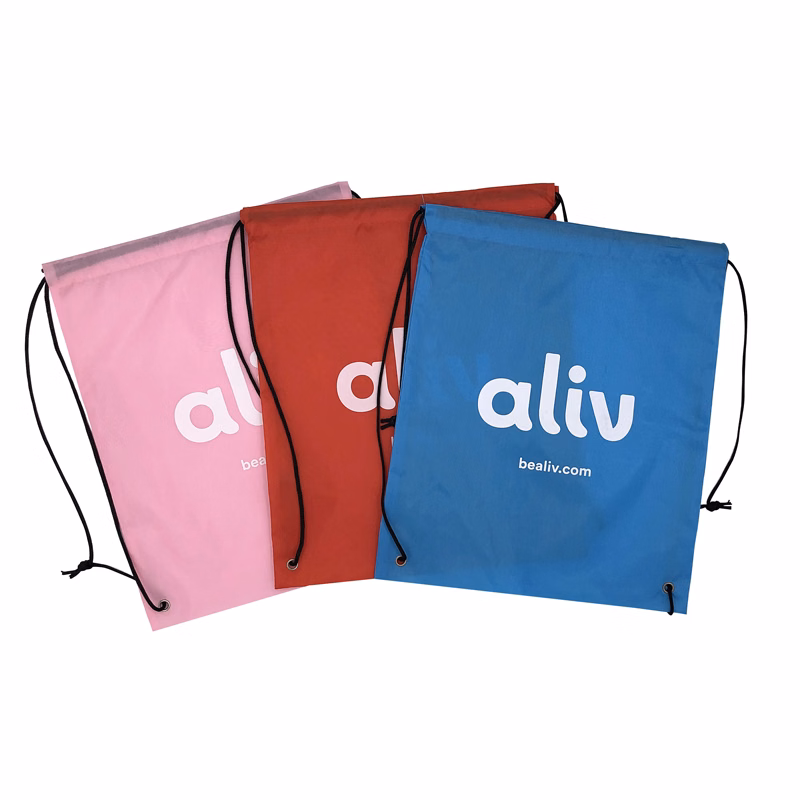 210D Polyester Drawstring Backpack Bags