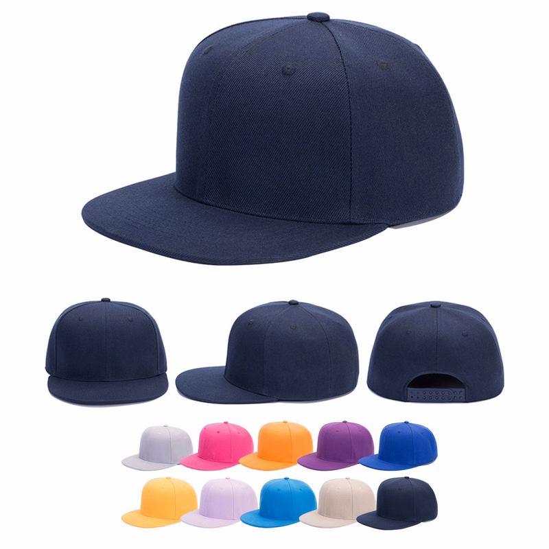 Customized Flat Brim Hip Hop Cap Baseball Cap