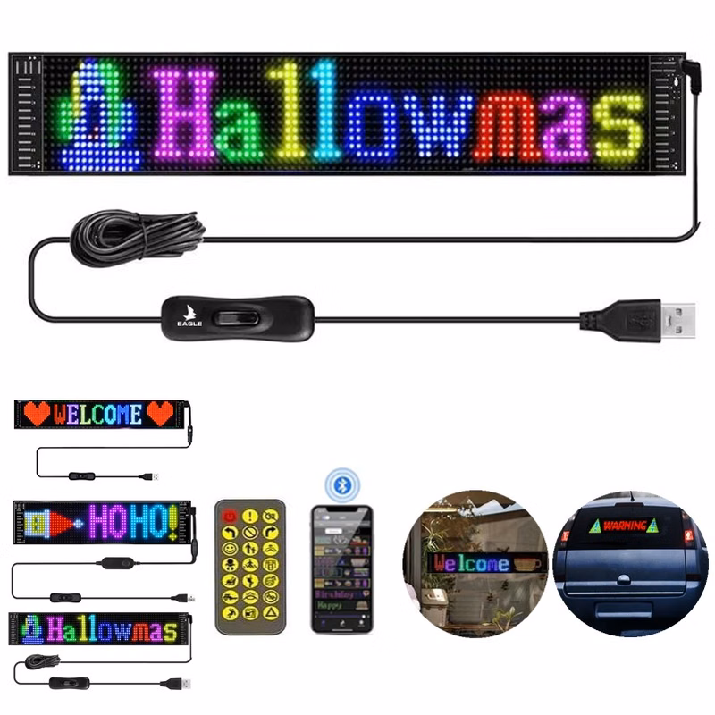 Flexible USB Programmable LED Display Advertising Sign