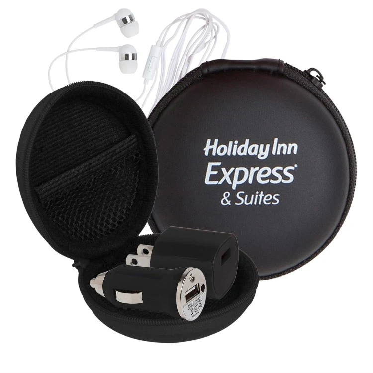 Deluxe Audio Tech Kit in Round Eva Case 1
