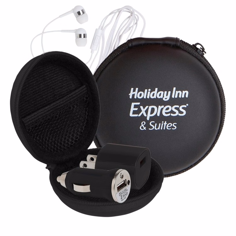 Deluxe Audio Tech Kit in Round Eva Case