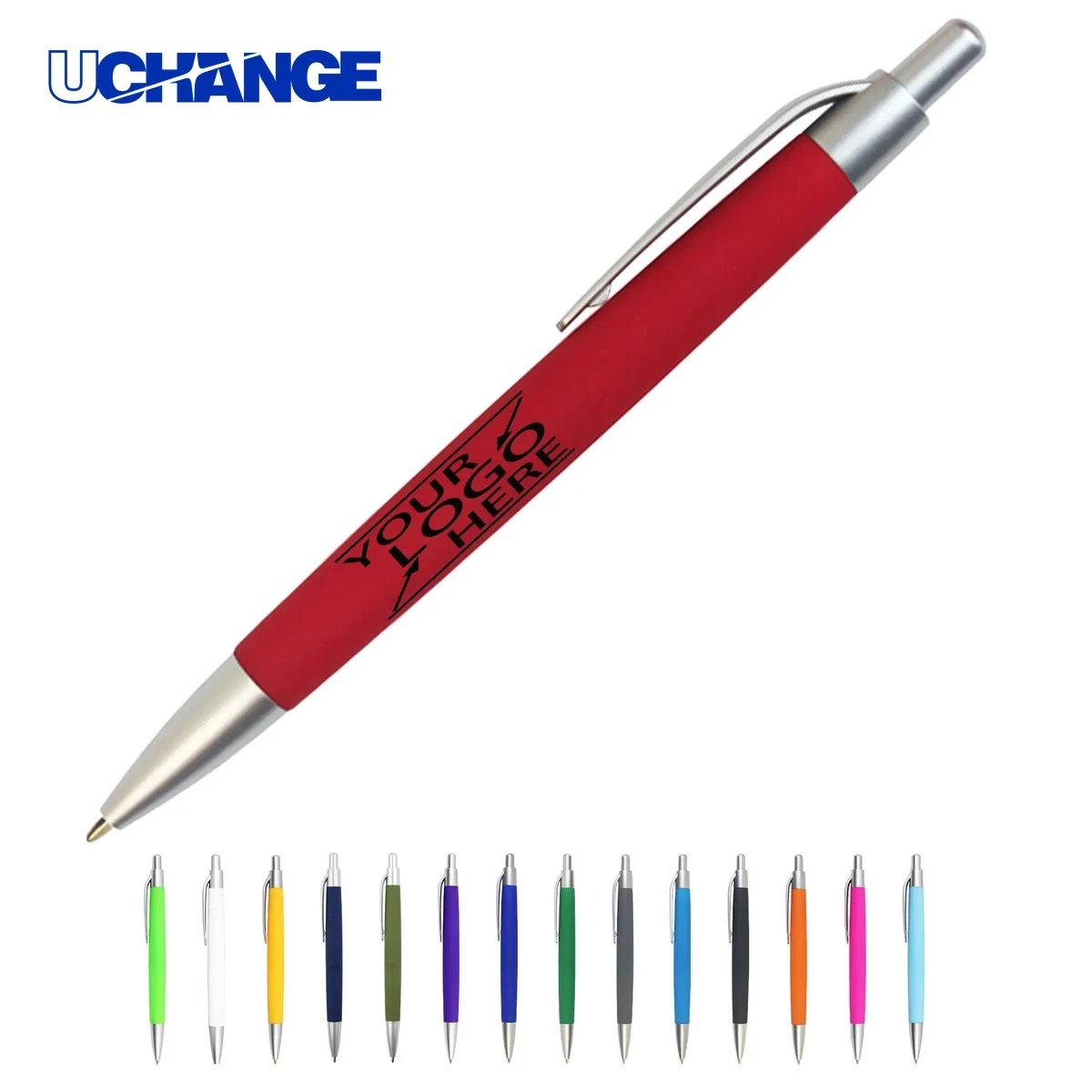 Custom ABS Ballpoint Pen for Promotions, custom pen with logo imprint 1