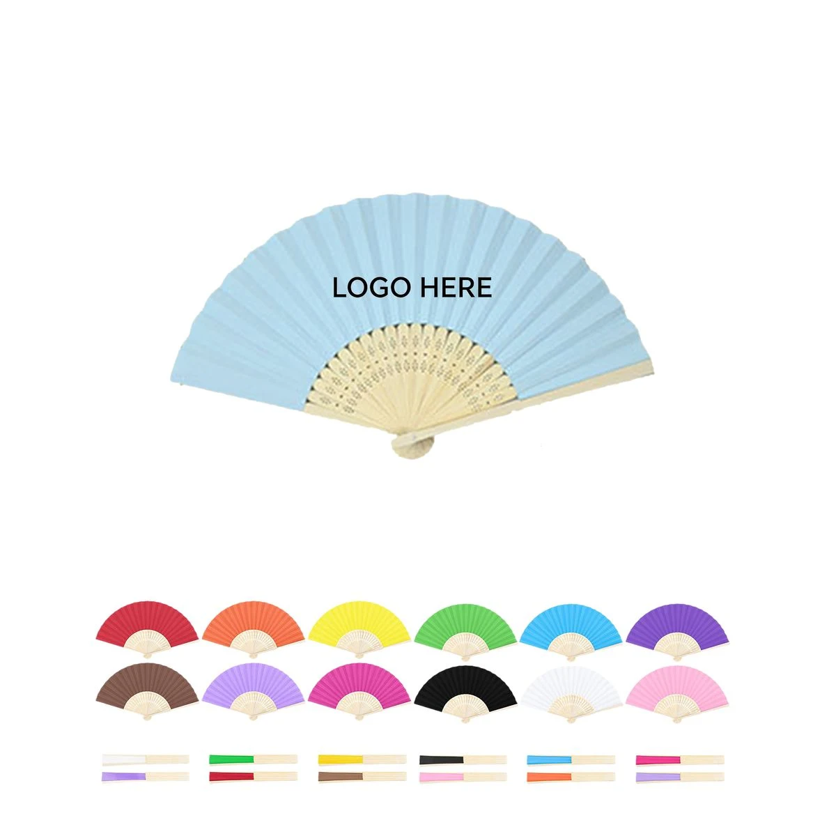 Traditional Bamboo Folding Fan 1