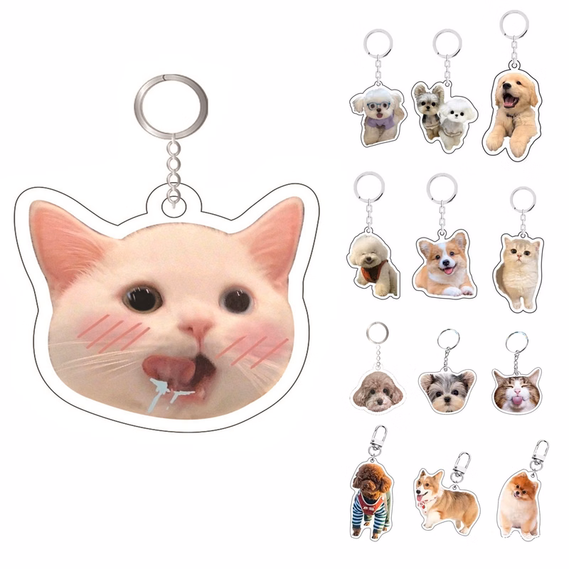 3" Custom 2D Acrylic Keychain– Full Color