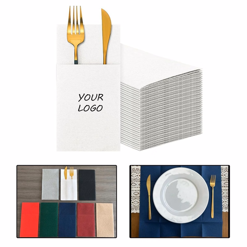 Disposable Knife Fork Napkin Pouch
