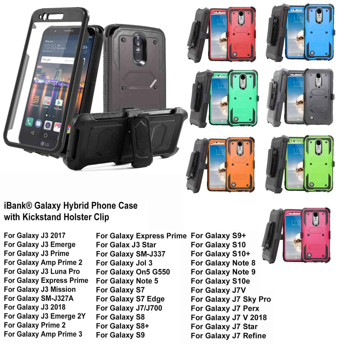 iBank ® Shockproof Case compatible with Galaxy A17/A16/S26/S25/S33 1