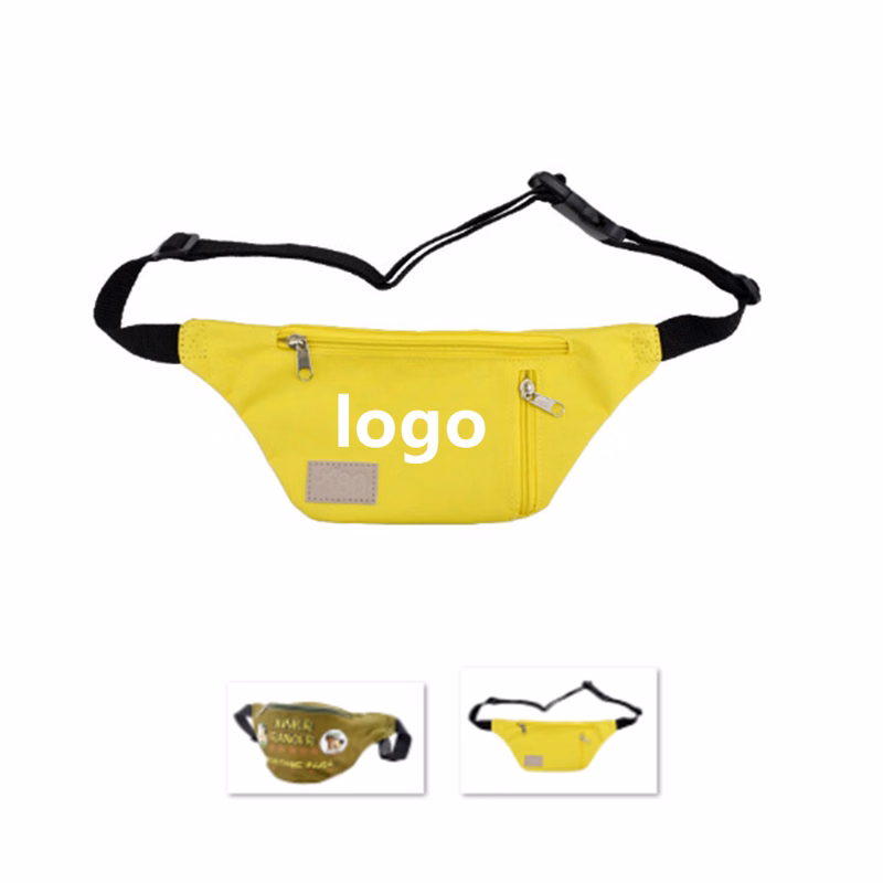 2 Zipper Fanny Pack w/Buckle Closure