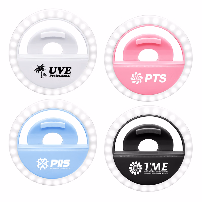 Rechargeable Clip-On Selfie Fill Ring Light