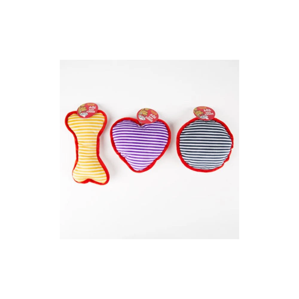 Plush Dog Toys - Assorted Shapes Squeaker 1