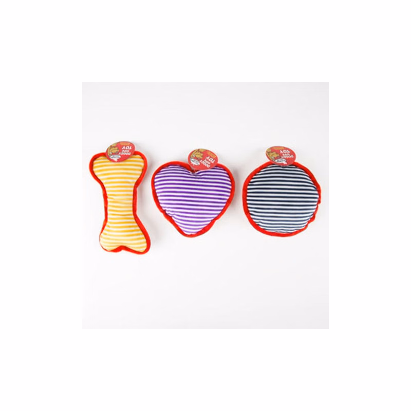 Plush Dog Toys - Assorted Shapes Squeaker