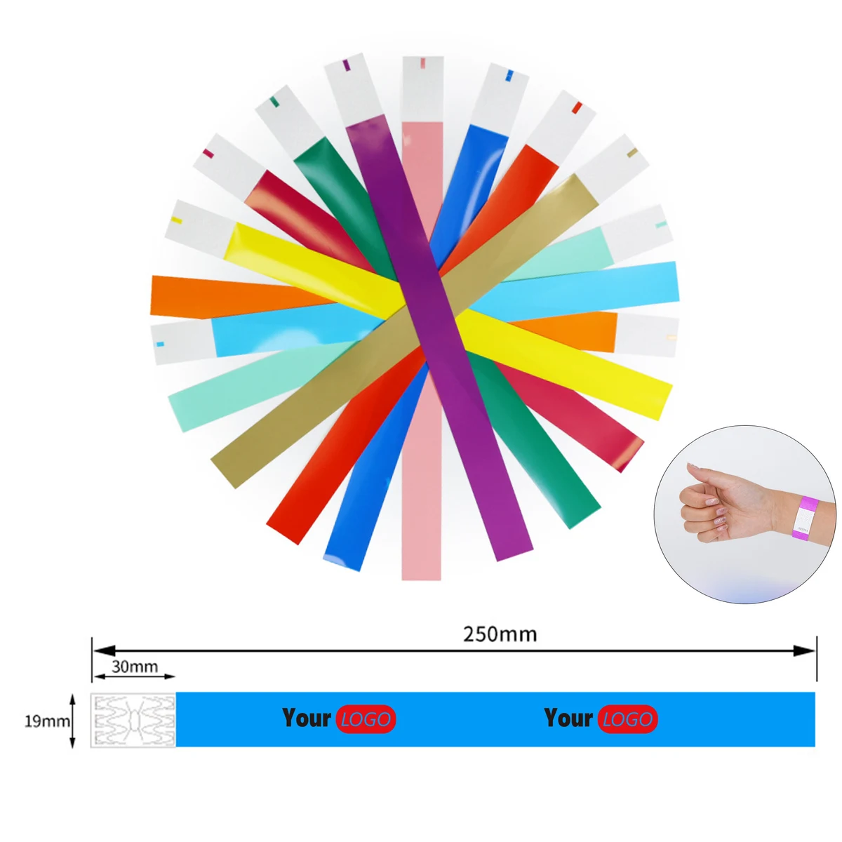 Custom Disposable Waterproof Event Wristband 1