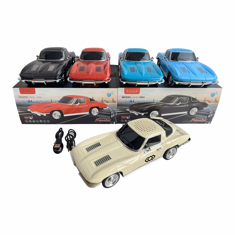 SonicWave Drive Stingray-Style Coupe Bluetooth Speaker