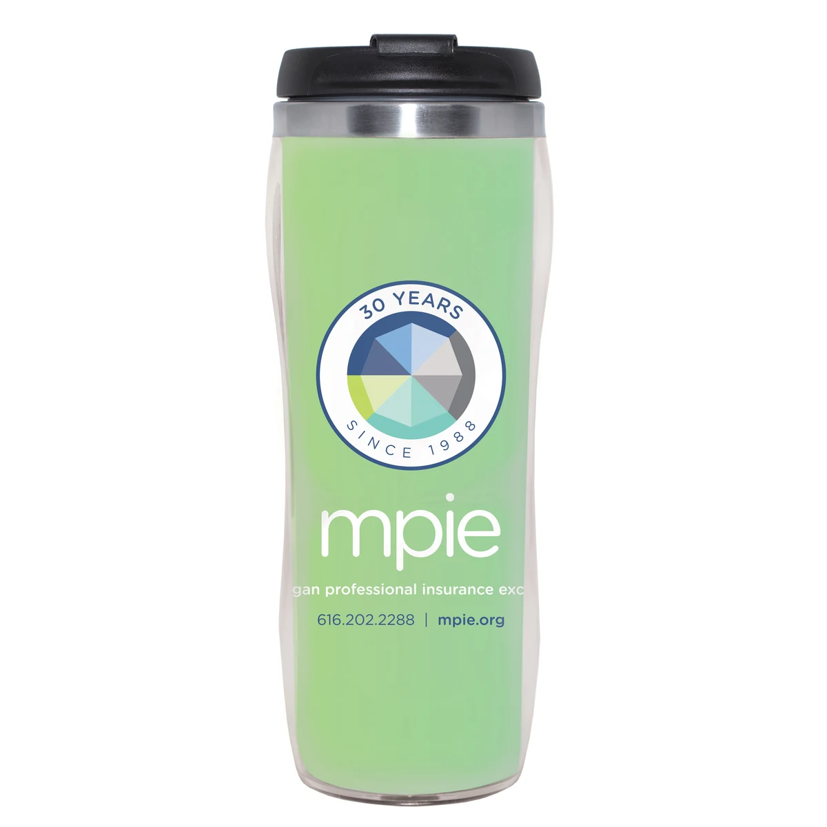 15 oz Stainless Steel and Plastic Tumbler 1