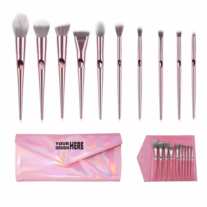 10pcs Makeup Brush Kit