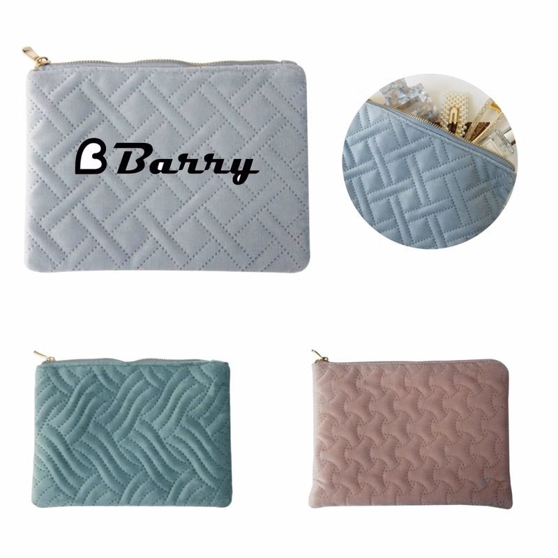 Velvet Makeup Bag Travel Case