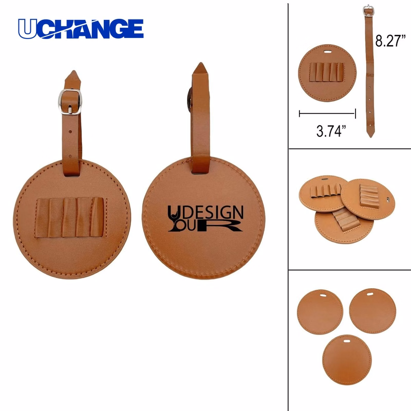 PU Leather Golf Tee Holder with Buckle