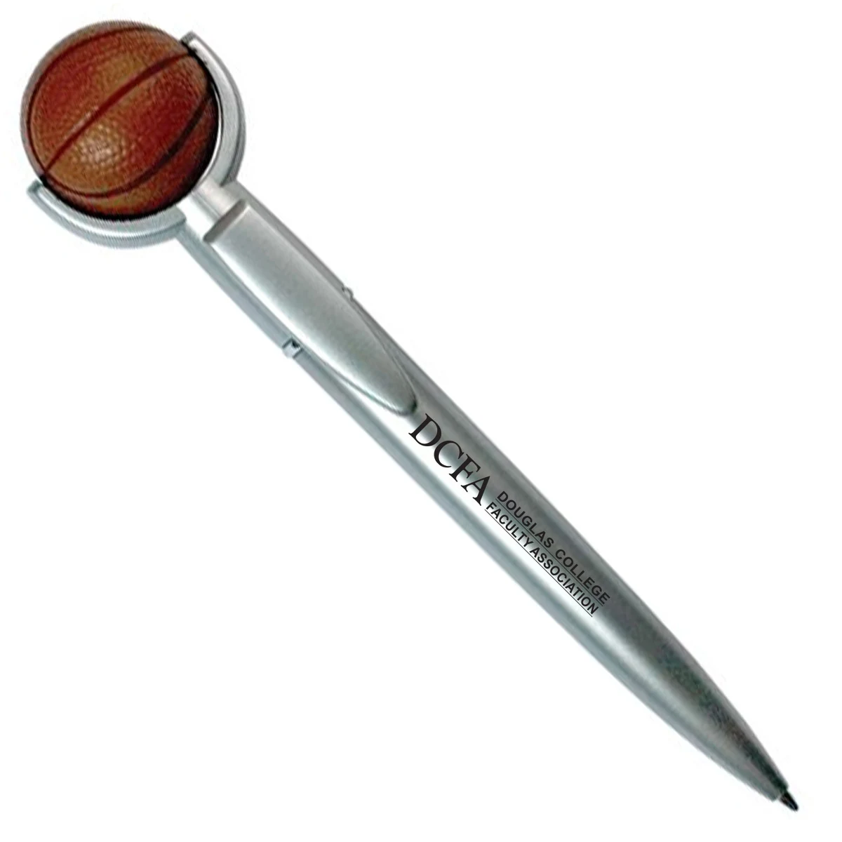 Basketball Specialty Pen w/Squeeze Topper 1