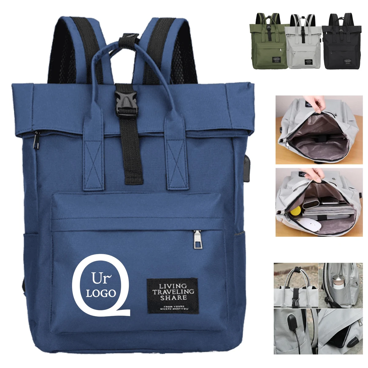 Forest-Style College Backpack 1