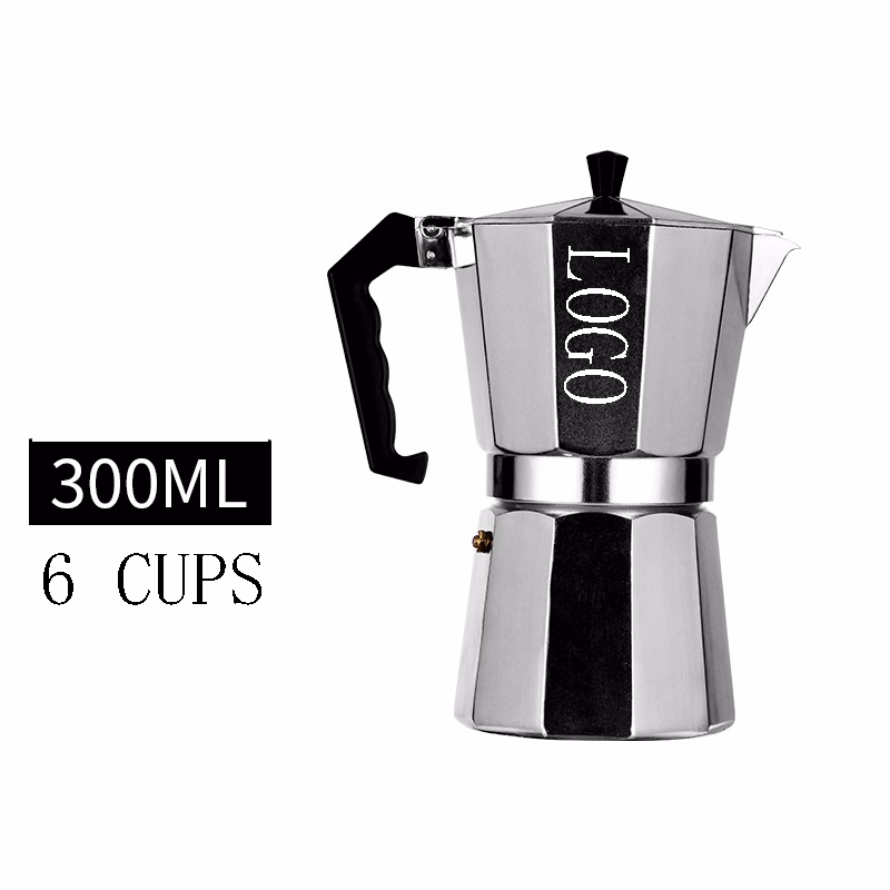 The Perfect Stove Top Aluminum Espresso Coffee Maker---6 Cups