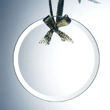 Beveled Jade Glass Ornament - Round 1
