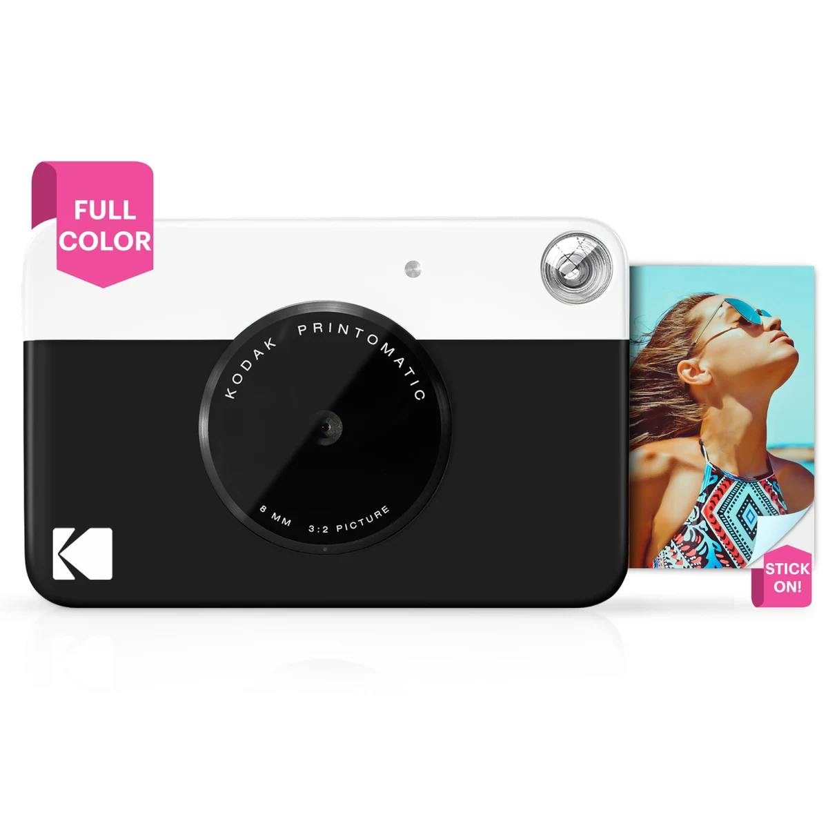 KODAK Printomatic Full-Color Instant Print Digital Camera - Colorful Photos On Zink 2x3" Sticky-B... 1