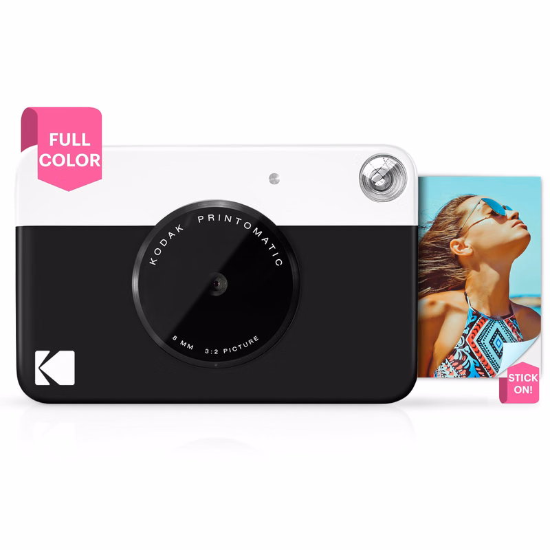KODAK Printomatic Full-Color Instant Print Digital Camera - Colorful Photos On Zink 2x3" Sticky-B...