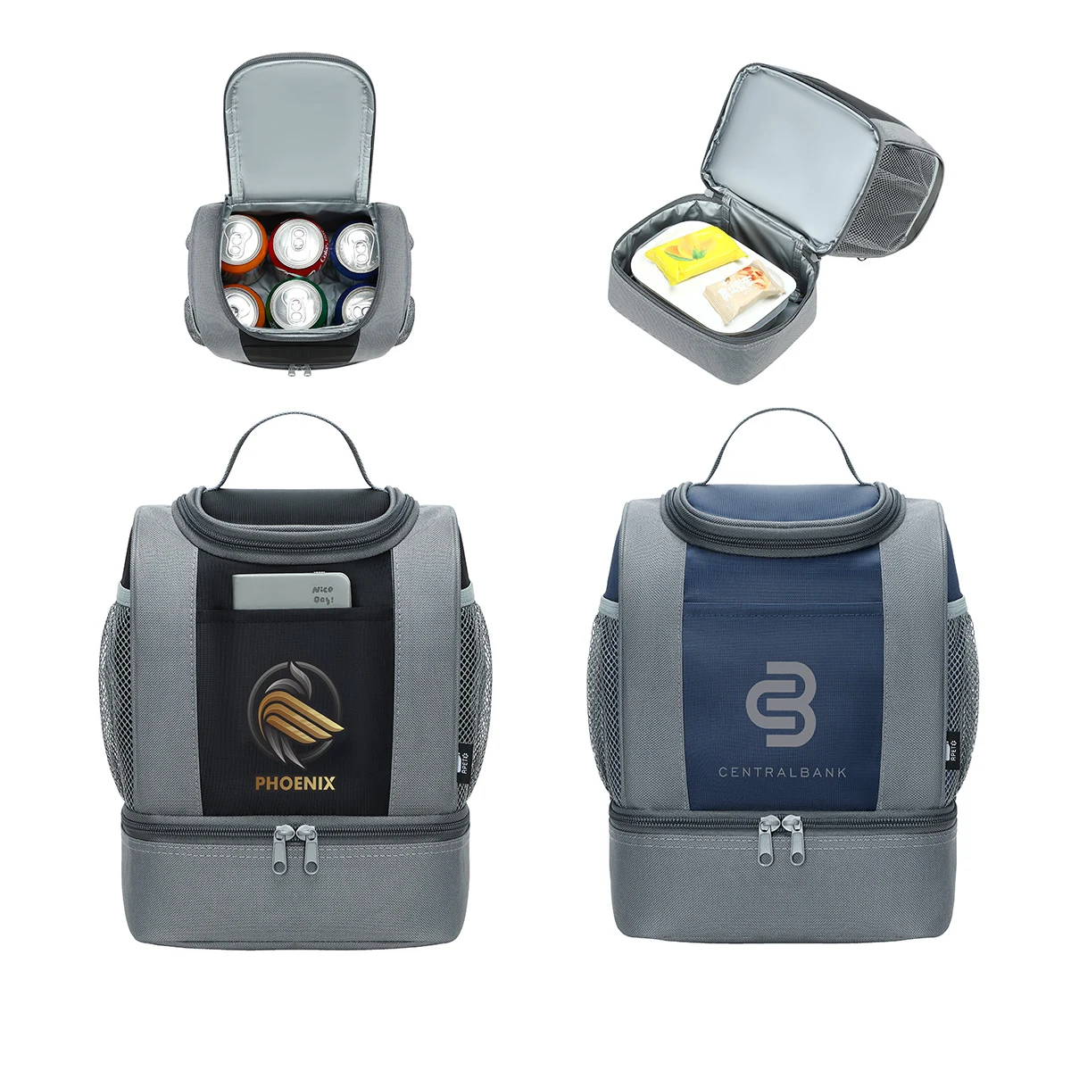 Americana RPET 2-Compartment Lunch Cooler Bag 1
