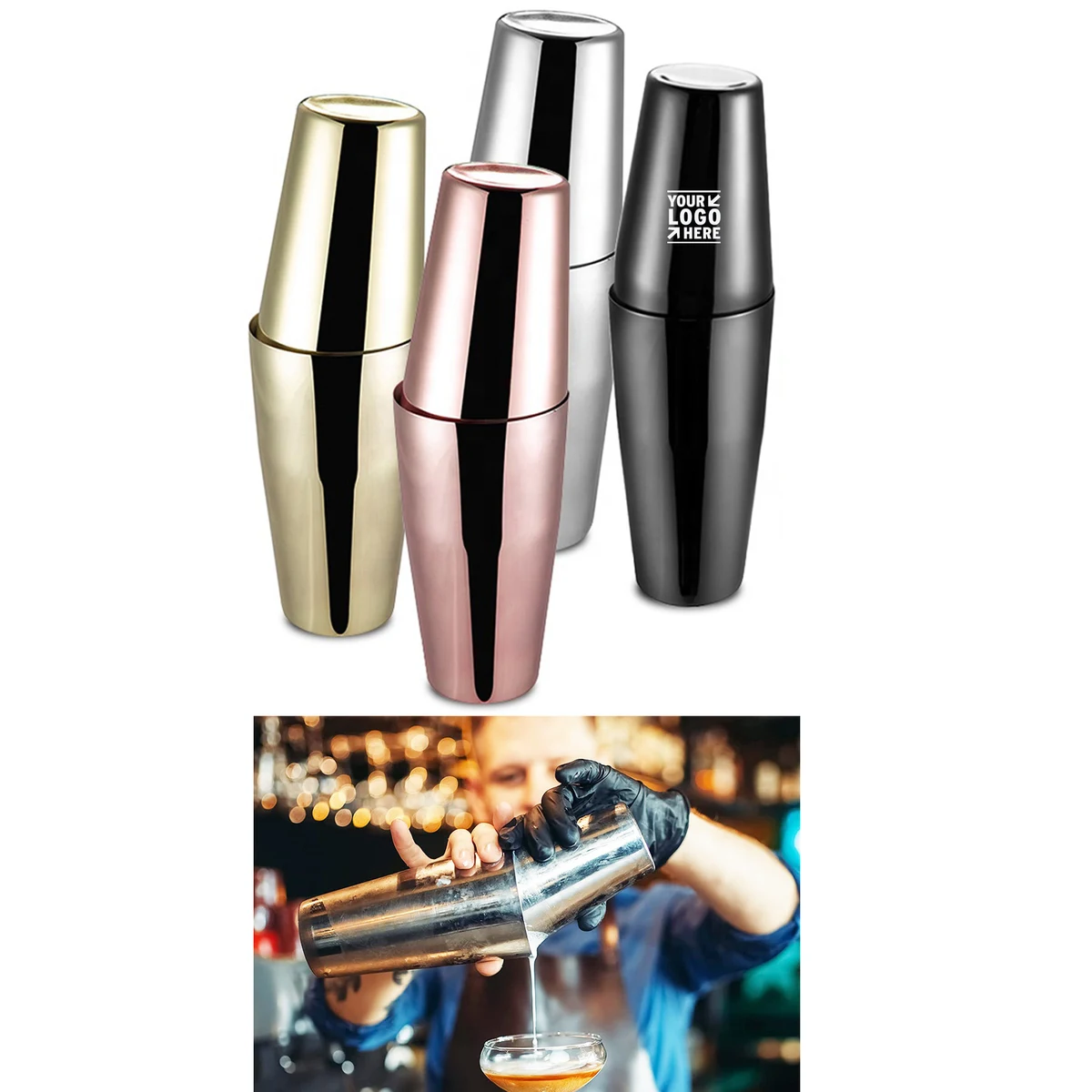 17oz and 23oz Cocktail Shaker Kit 1