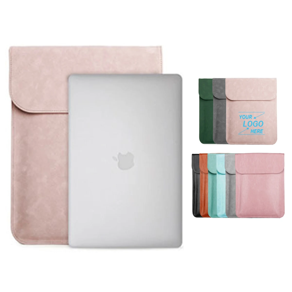 13" Faux Leather Laptop Sleeve 1