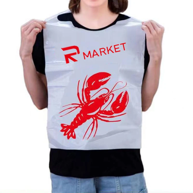 Disposable Plastic Bib 1