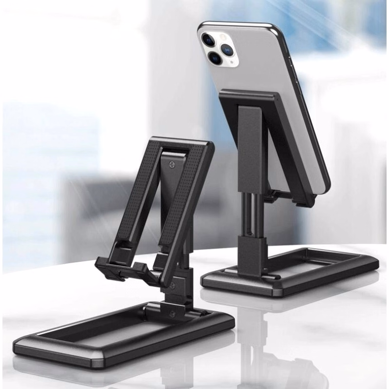 Adjustable Folding Desktop Phone Holder & Tablet Stand