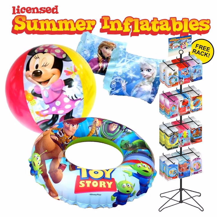 Disney & Pixar Inflatable Pool Toys - Assorted 10 Styles