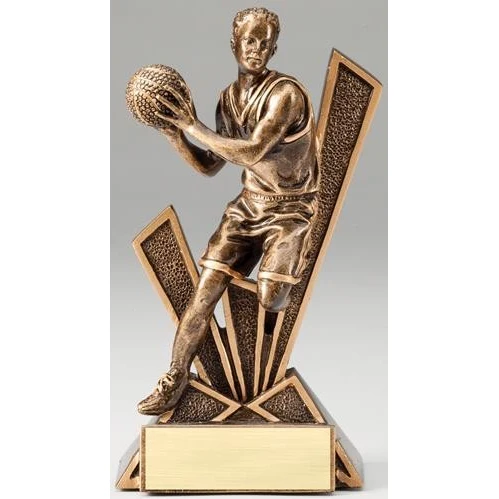 Basketball Male Checkmate Resin Sculpture 1