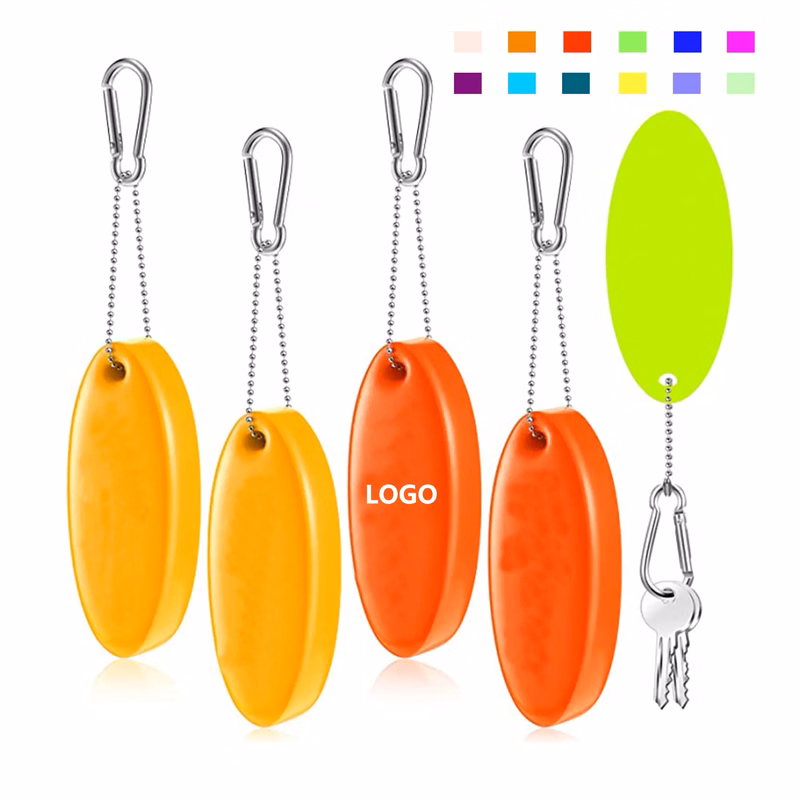 MOQ 50pcs PU Foam Floating Water Keychain