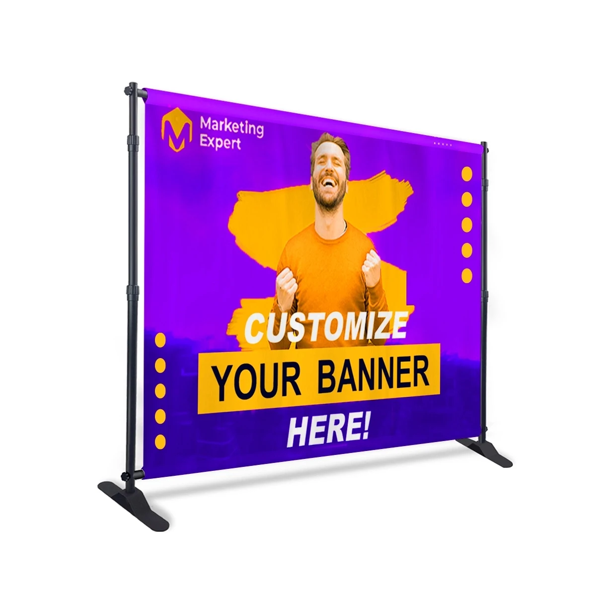 8'X8' Backdrop banner Kit 1