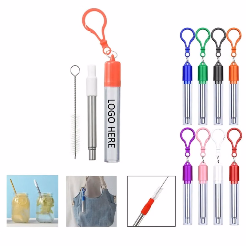Stainless Steel Straw Reusable Travel Kit