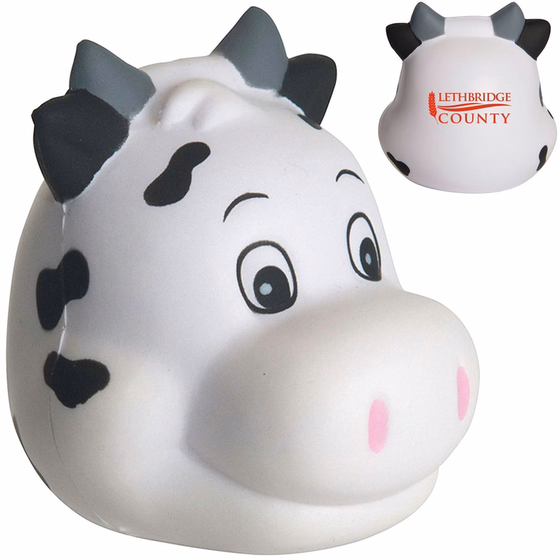 Smiley Cow Head Stress Reliever