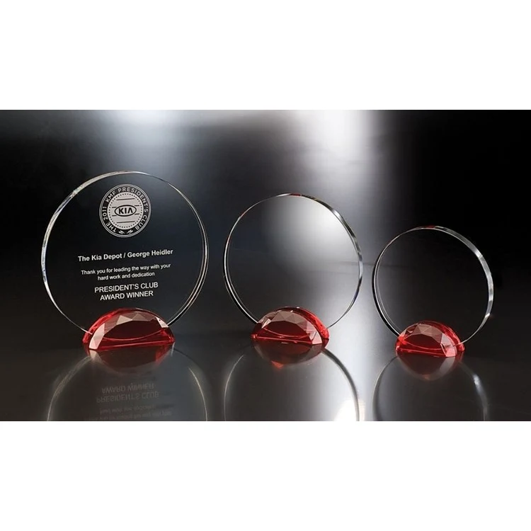 Designer Crystal Crispy (Red) Award 1