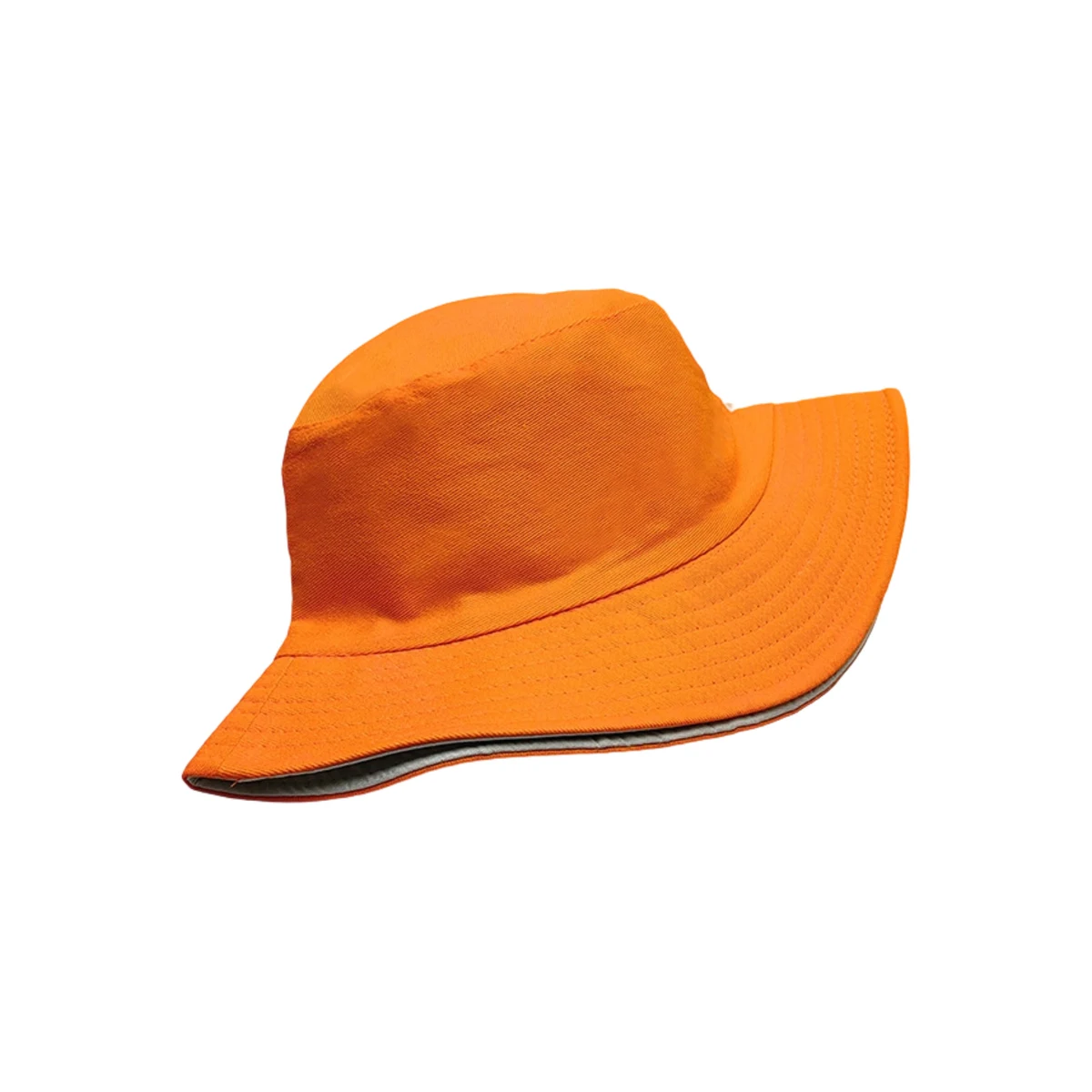 Cotton Bucket Sun Hat Embroidered Front Panel 1