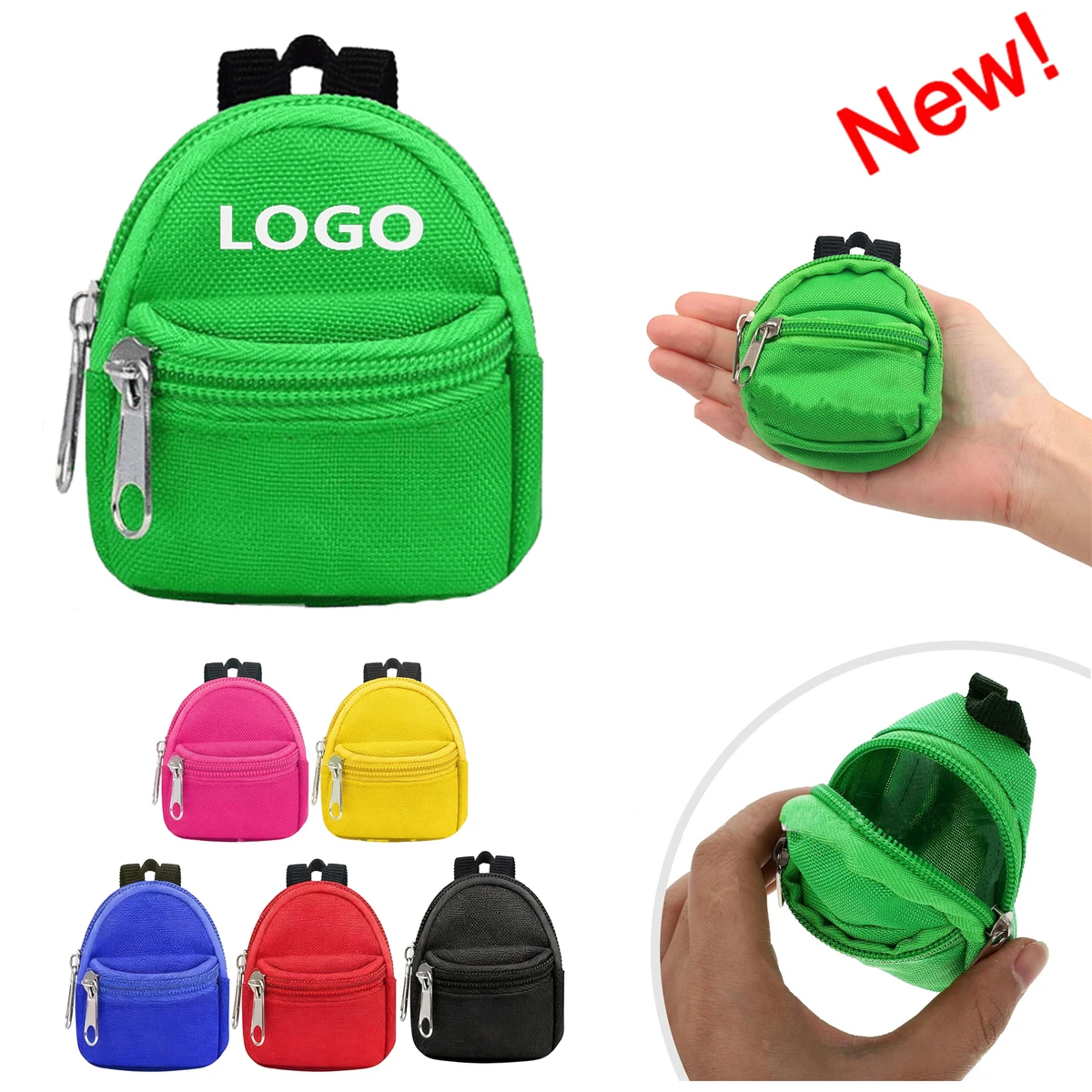 Extra Tiny Zipper Small Coin Purse Pendant 1