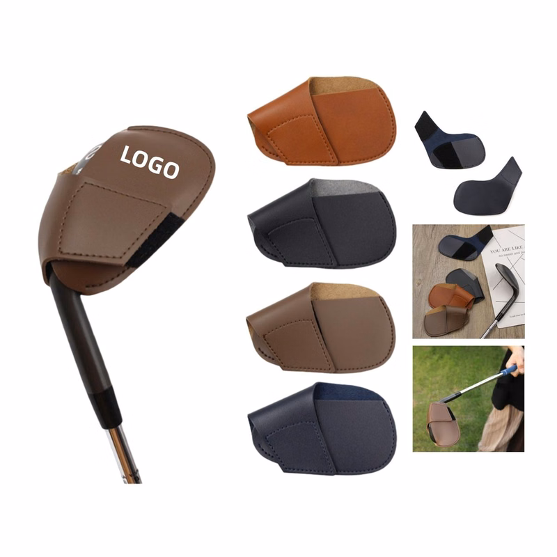 Leather Golf Iron Club Head Covers