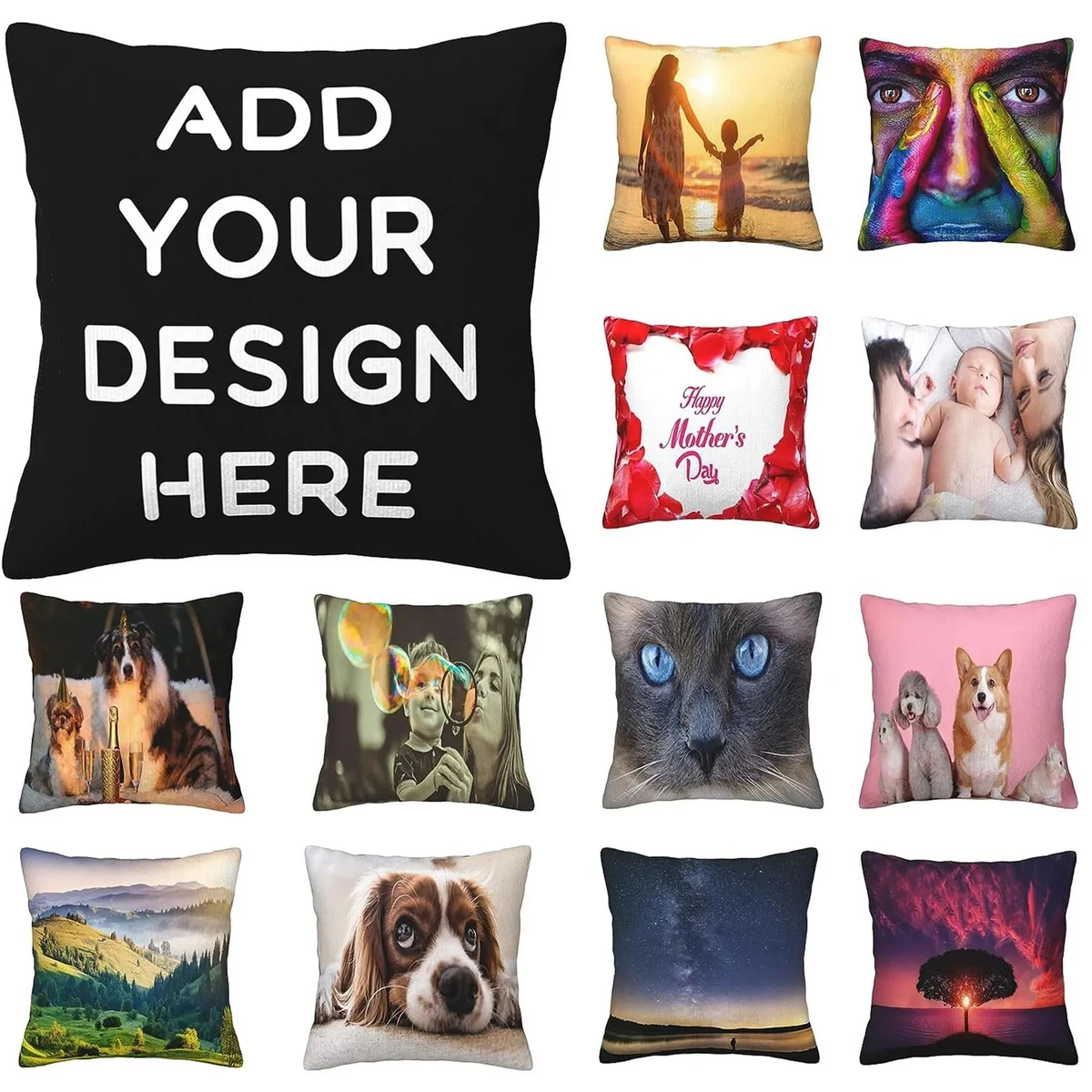 Linen Throw Pillows 1