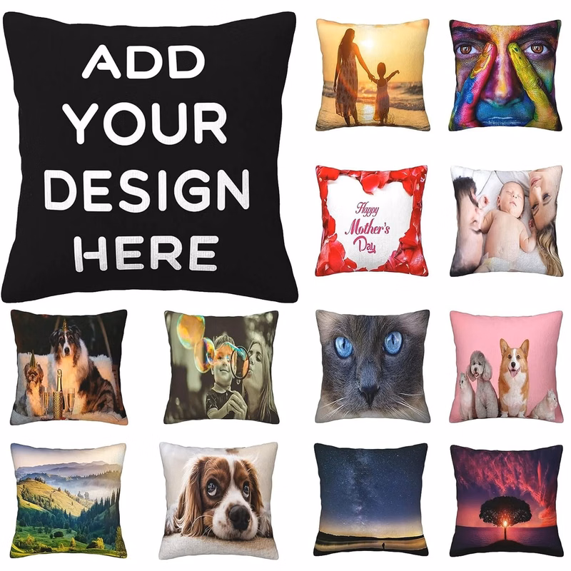 Linen Throw Pillows
