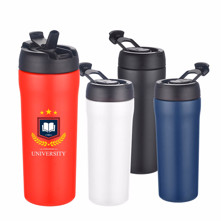 24 Oz. Vacuum Tumbler with Dual Use Lid