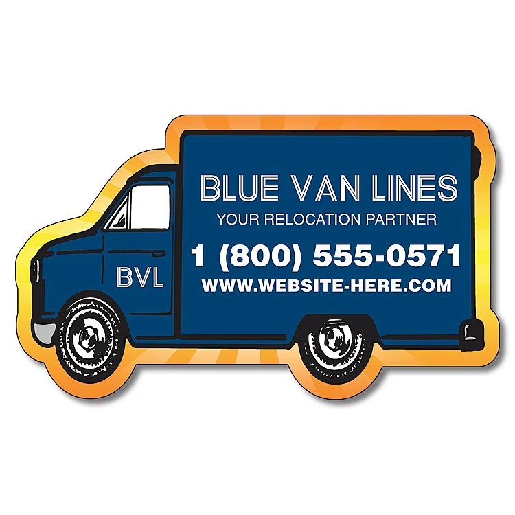 Magnet - Cargo Van Shape - Left (4x2.35) - 25 mil. 1