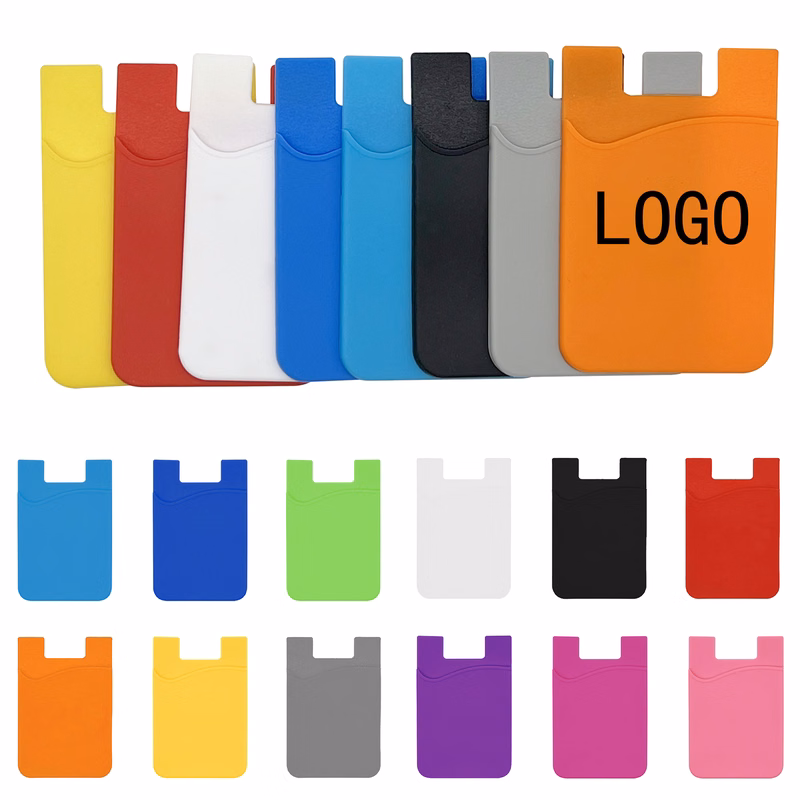 Mobile Phone Card Back Adhesive Storage Silicone